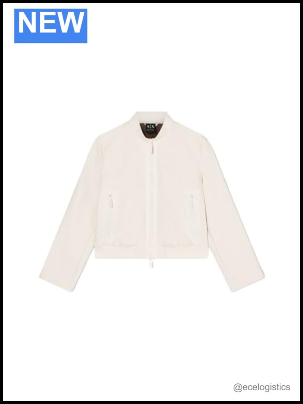 Armani Exchange Poly Blouson Zip Up Jacket Womens Casual